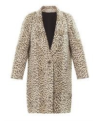 Abbigliamento da esterno leopardato beige