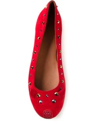 Ballerine in pelle scamosciata rosse di Marc by Marc Jacobs