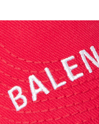 Berretto da baseball stampato rosso e bianco di Balenciaga