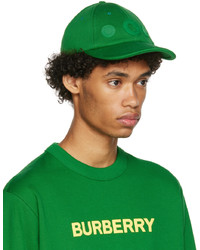 Berretto da baseball verde di Burberry