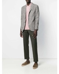 Blazer a quadri grigio di Boglioli