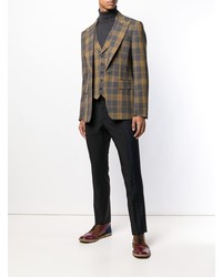 Blazer a quadri grigio di Vivienne Westwood