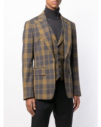 Blazer a quadri grigio di Vivienne Westwood