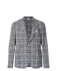 Blazer a quadri grigio di Manuel Ritz