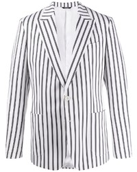 Blazer a righe verticali bianco e nero di Dolce & Gabbana
