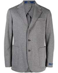 Blazer di cotone grigio di Polo Ralph Lauren