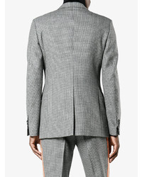 Blazer di lana a quadri grigio di Calvin Klein 205W39nyc