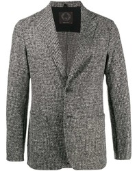 Blazer di lana a quadri grigio di Tonello