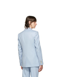Blazer di lana azzurro di Givenchy