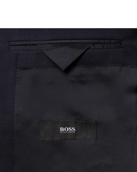 Blazer di lana blu scuro di Hugo Boss