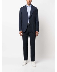 Blazer di lana blu scuro di Lardini