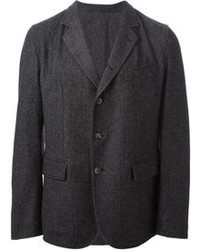 Blazer di lana grigio scuro di Dolce & Gabbana