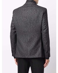 Blazer di lana grigio scuro di Karl Lagerfeld
