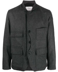 Blazer di lana grigio scuro di Woolrich