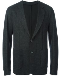 Blazer di lana grigio scuro di Wooyoungmi