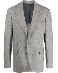 Blazer di lana grigio di Brunello Cucinelli