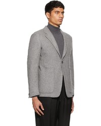 Blazer di lana grigio di Ermenegildo Zegna Couture