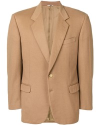 Blazer di lana marrone chiaro di Pierre Cardin Pre-Owned