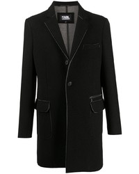 Blazer di lana nero di Karl Lagerfeld