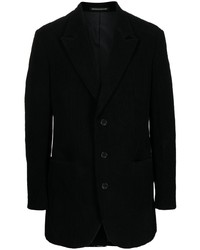 Blazer di lana nero di Yohji Yamamoto