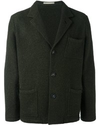 Blazer di lana verde scuro di Massimo Alba