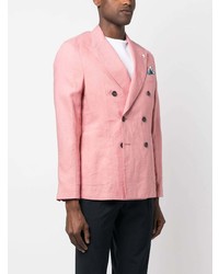 Blazer di lino rosa di Manuel Ritz