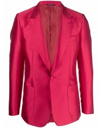 Blazer di raso rosso di Dolce & Gabbana