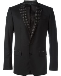 Blazer di seta nero di Dolce & Gabbana