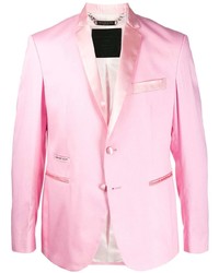 Blazer di seta rosa di Philipp Plein