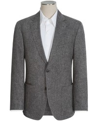 Blazer di tweed grigio