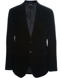 Blazer di velluto nero di Giorgio Armani