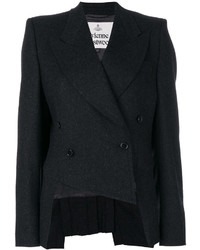 Blazer doppiopetto di lana nero di Vivienne Westwood