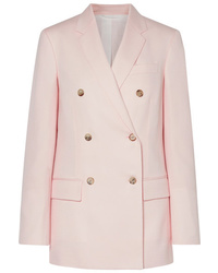 Blazer doppiopetto di lana rosa di Calvin Klein 205W39nyc