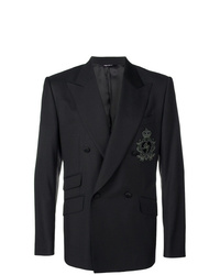 Blazer doppiopetto nero di Dolce & Gabbana
