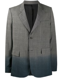 Blazer effetto tie-dye grigio