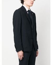 Blazer ricamato blu scuro di Lardini