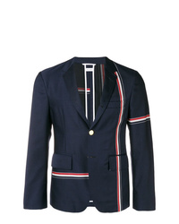 Blazer stampato blu scuro di Thom Browne