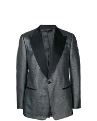 Blazer stampato grigio di Dolce & Gabbana