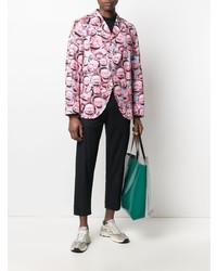 Blazer stampato multicolore di Comme Des Garcons SHIRT