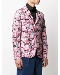 Blazer stampato multicolore di Comme Des Garcons SHIRT