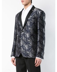 Blazer stampato nero di Philipp Plein