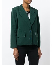 Blazer verde scuro di Yves Saint Laurent Vintage