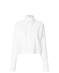 Blusa abbottonata bianca di Aalto