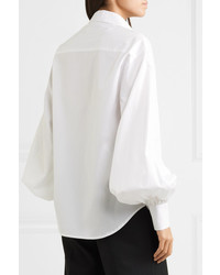 Blusa abbottonata bianca di Anna Quan