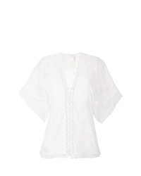 Blusa abbottonata bianca di Chloé
