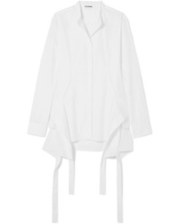 Blusa abbottonata bianca di Jil Sander