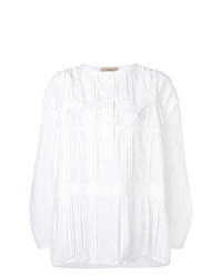 Blusa abbottonata bianca di Maison Flaneur