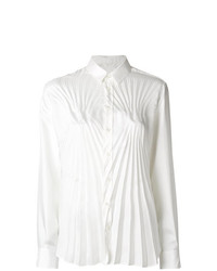Blusa abbottonata bianca di Maison Margiela