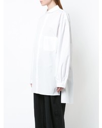 Blusa abbottonata bianca di Yohji Yamamoto
