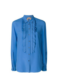 Blusa abbottonata blu di N°21